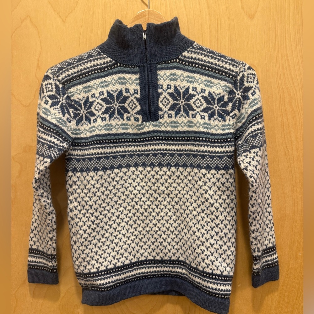 Kids alpaca blend sweater.